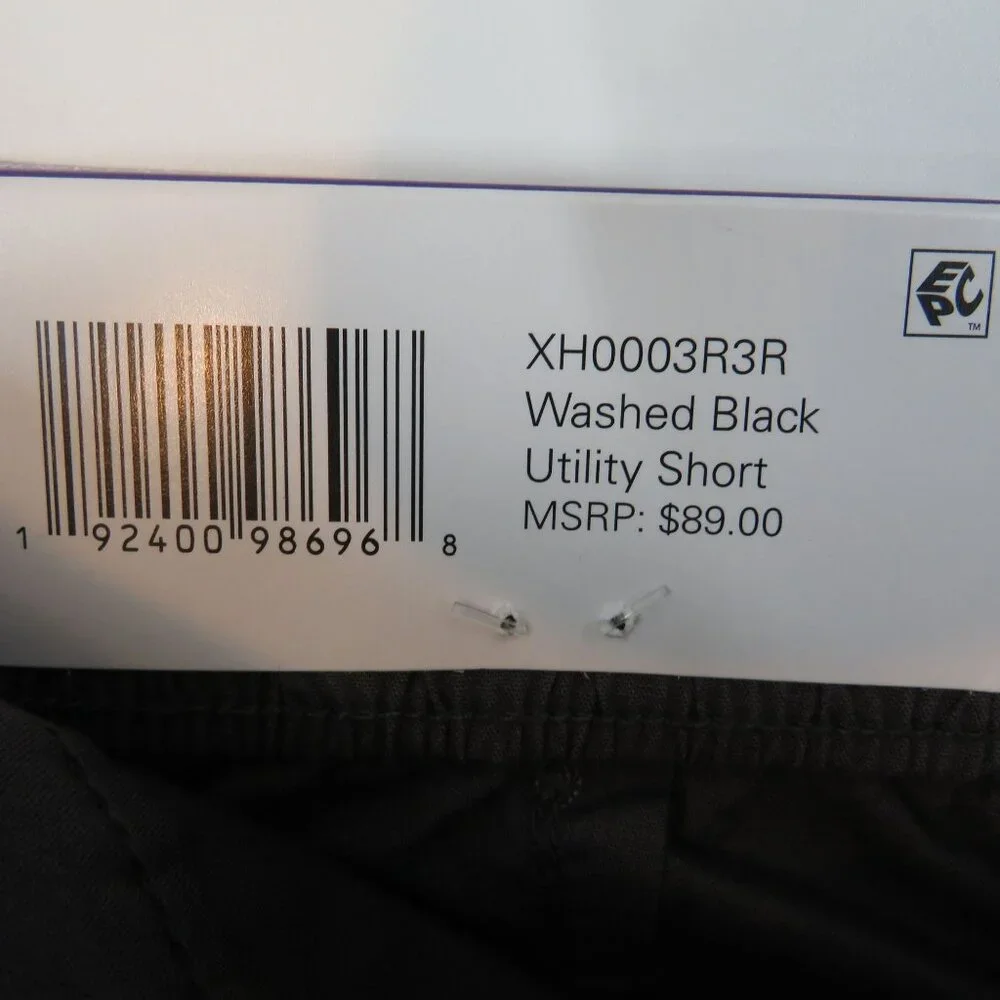 Social Standard Women's Washed Black Hero Utility Shorts XXL NWT $89 - Picture 4 of 5